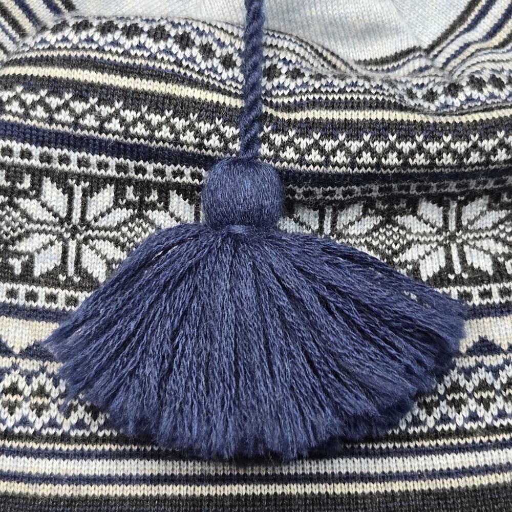 Smartwool Unisex Blue Grey 100% Merino Wool Beanie One Size Snow Hiking Outdoor - Picture 9 of 10